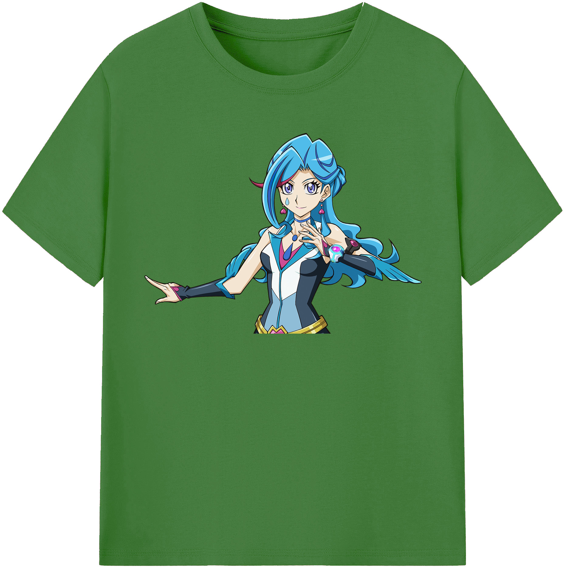 （画像用） 遊☆戯☆王 Yu-Gi-Oh! レディースカジュアルプリントTシャツ（綿100％）